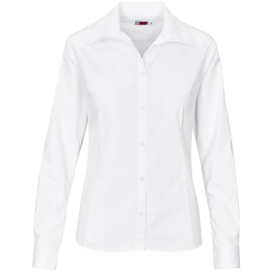 Ladies Long Twill Moderna White